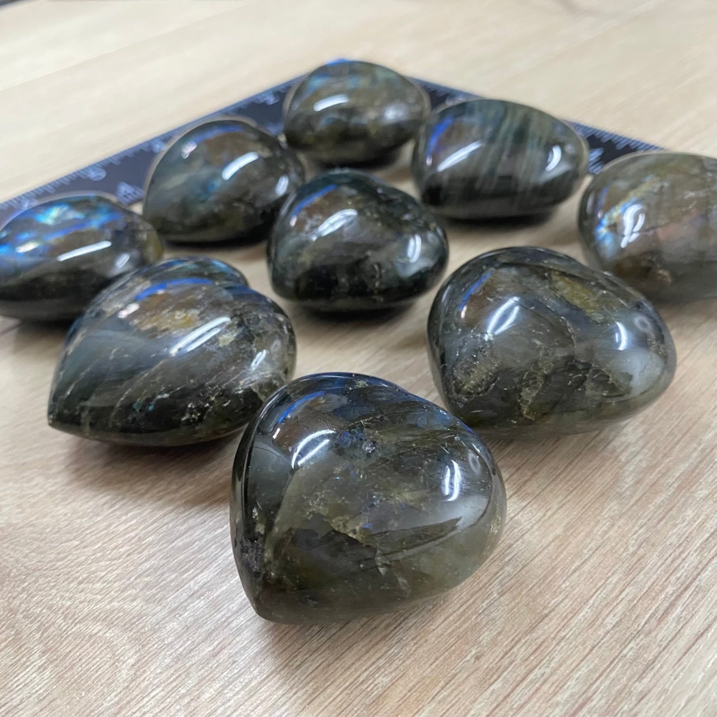 Labradorite Crystal Heart