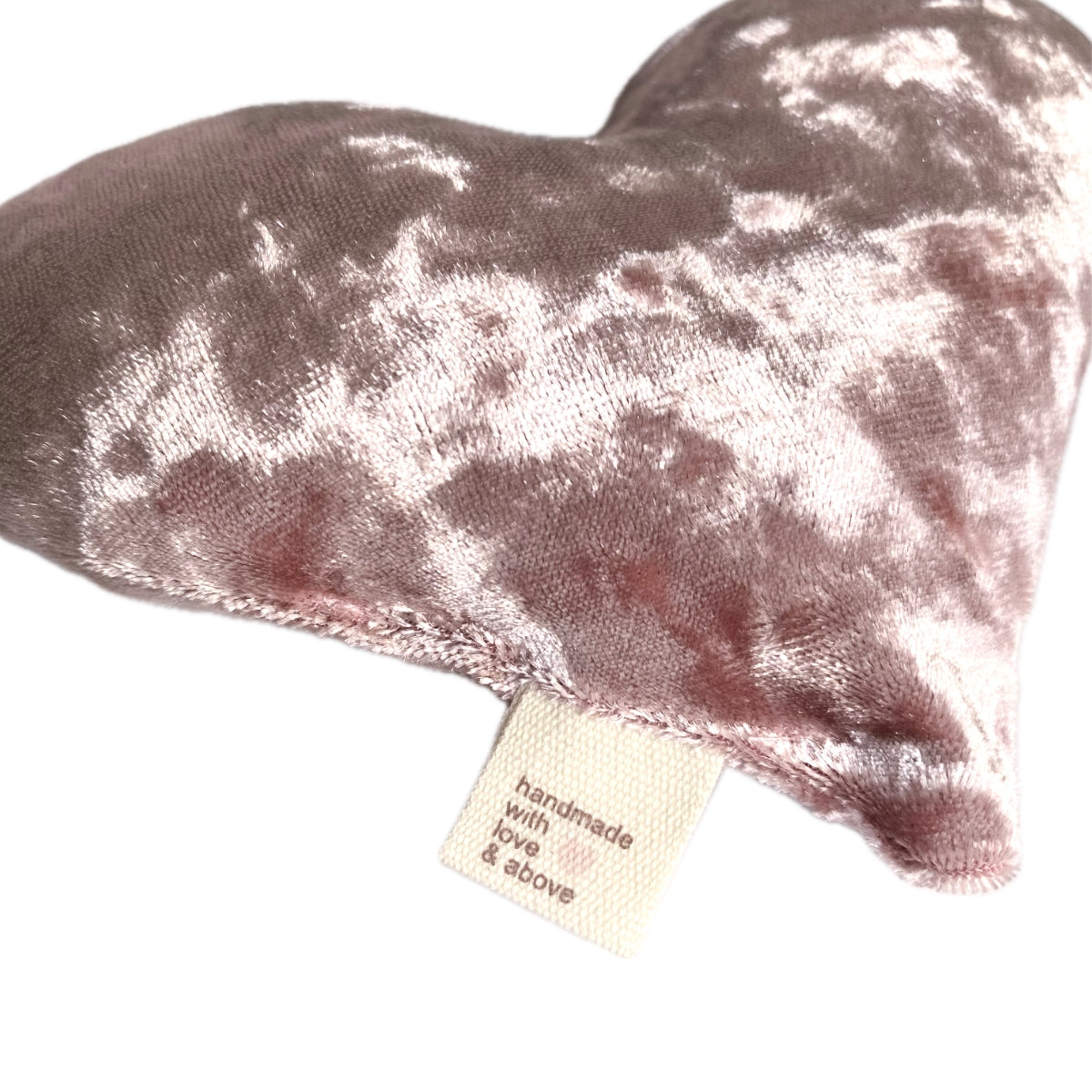 Luxe Velvety Lavender Comfort Heart