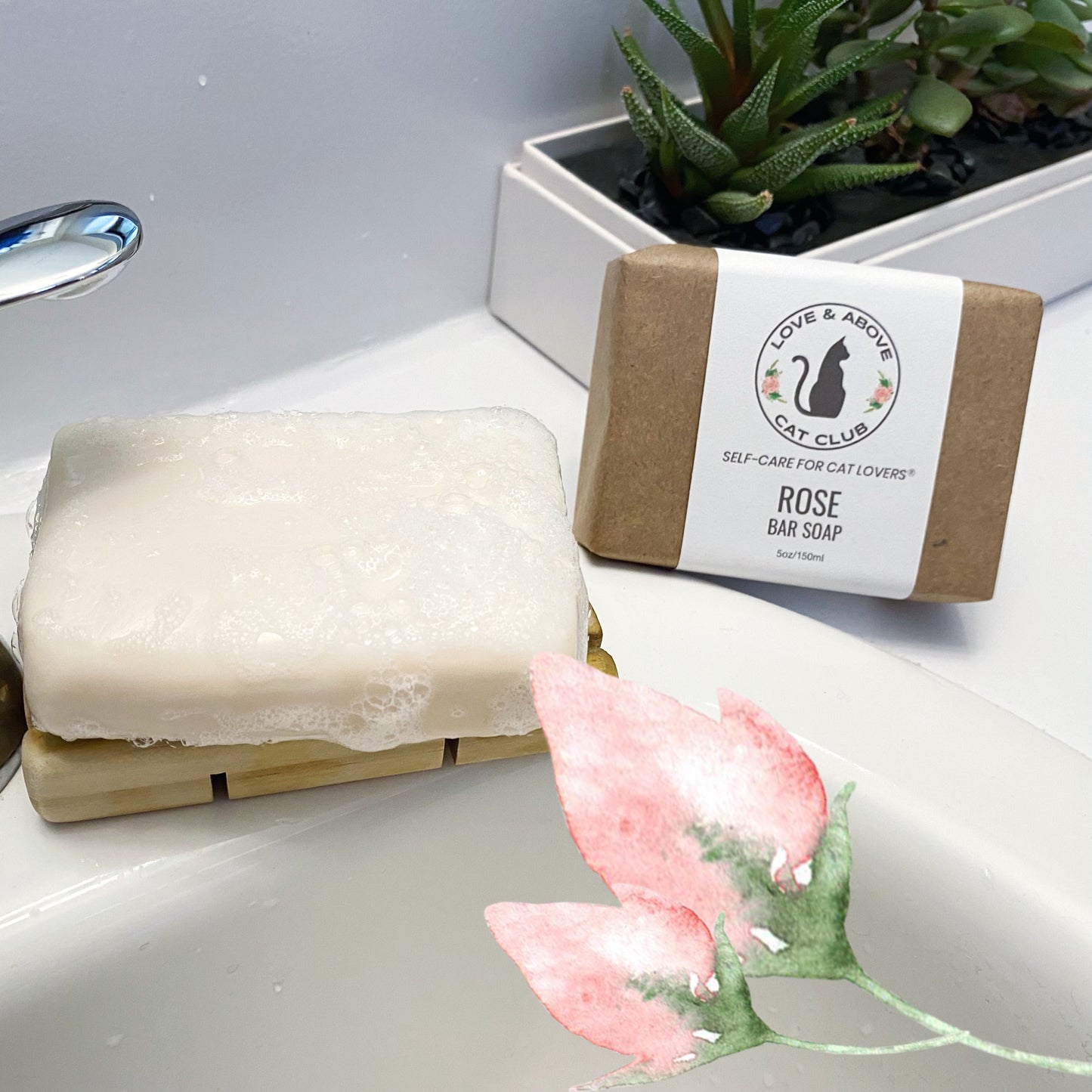 Handcrafted Soap: Rose