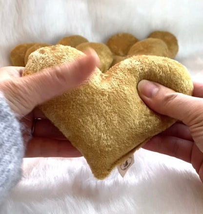 Golden Gratitude Lavender Comfort Heart