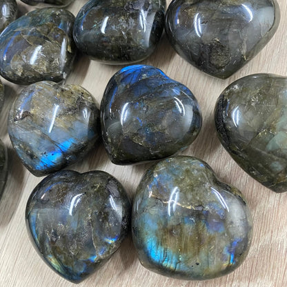 Labradorite Crystal Heart