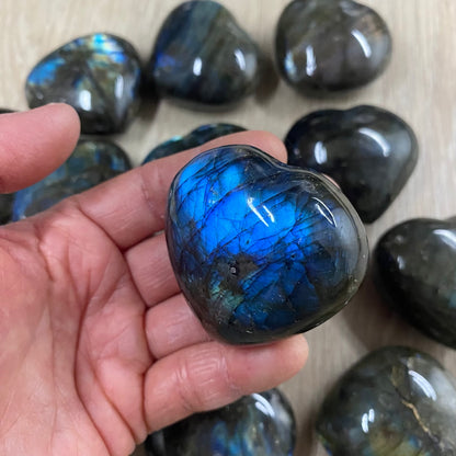 Labradorite Crystal Heart