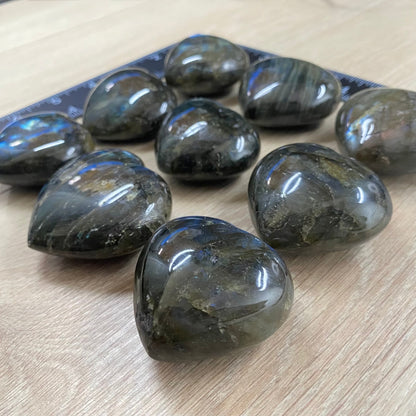 Labradorite Crystal Heart