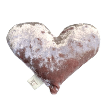 Luxe Velvety Lavender Comfort Heart