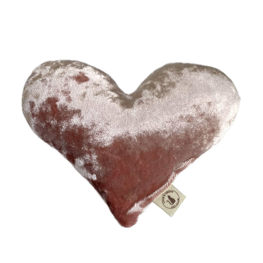 Luxe Velvety Lavender Comfort Heart