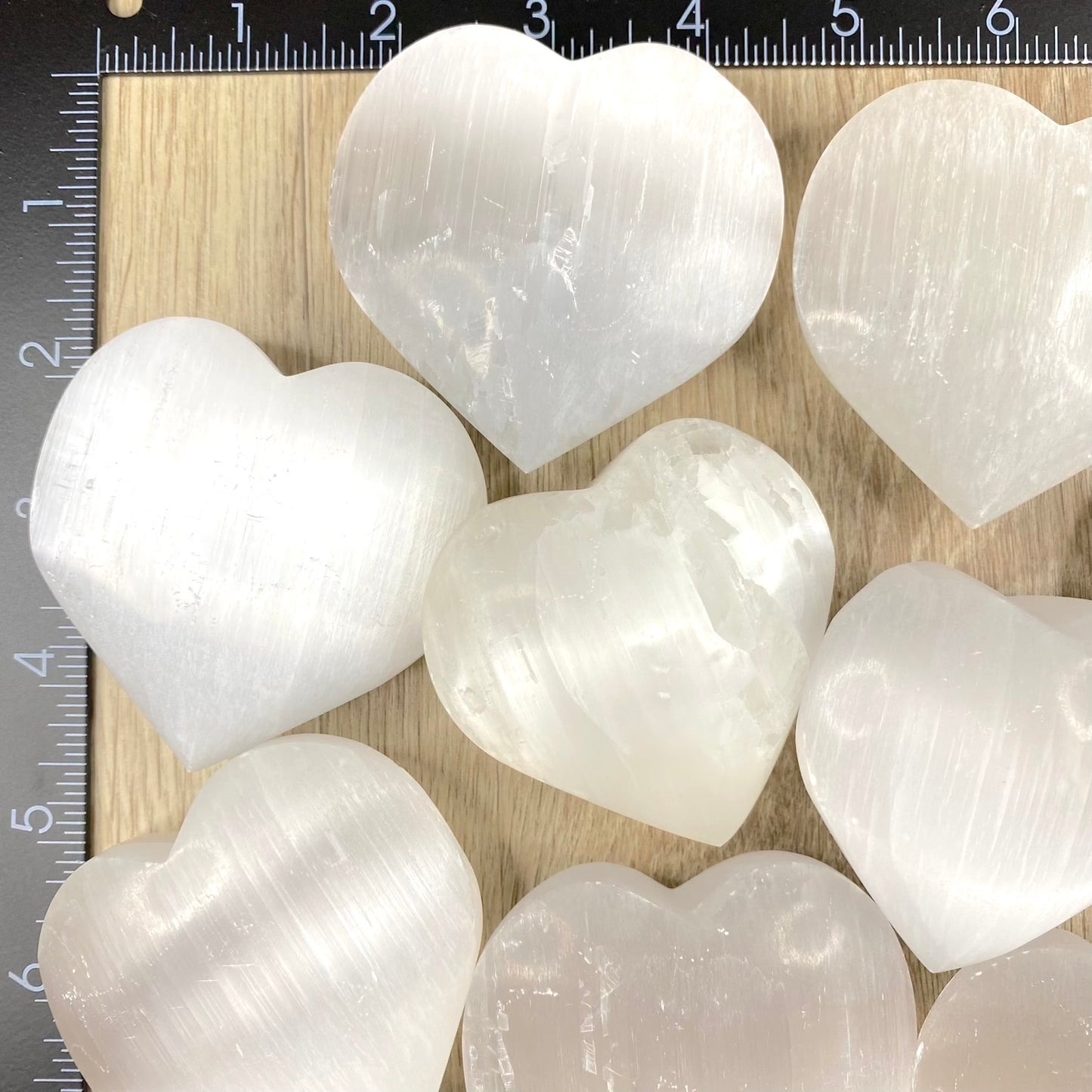 Selenite Crystal Heart