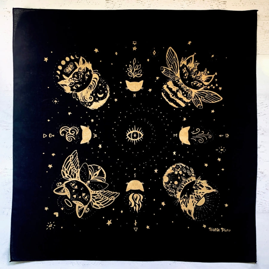 Spirit Cats Altar Cloth