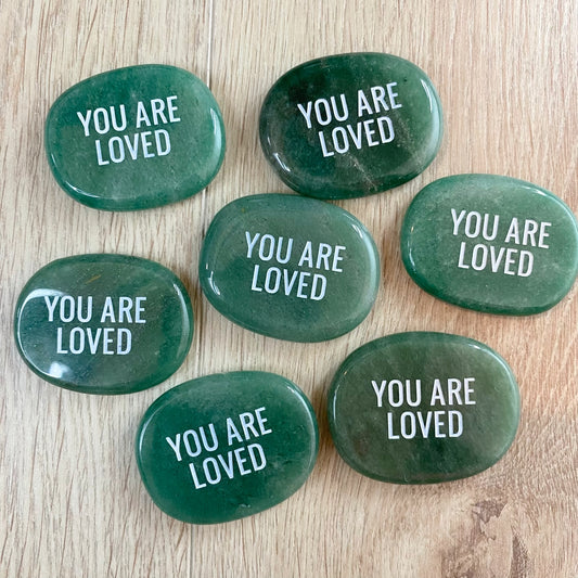 YOU ARE LOVED Green Aventurine