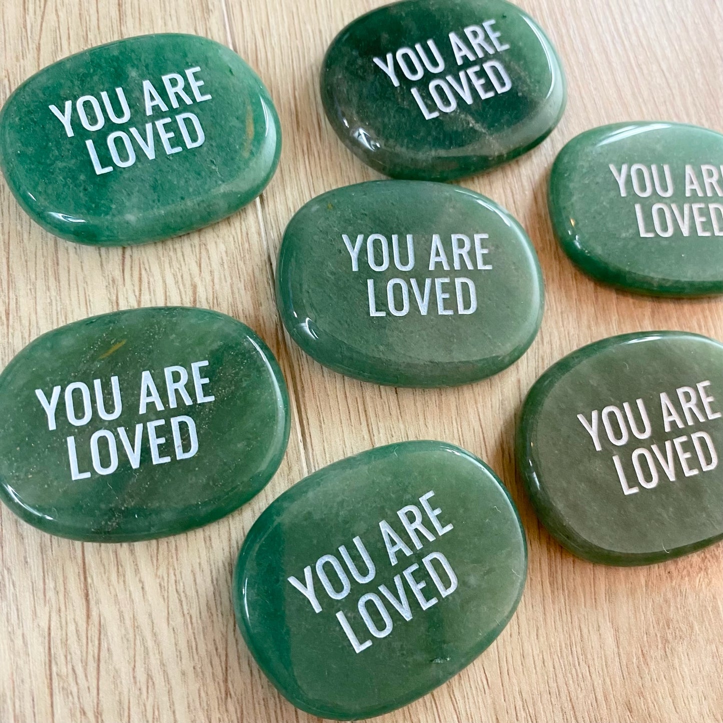 YOU ARE LOVED Green Aventurine