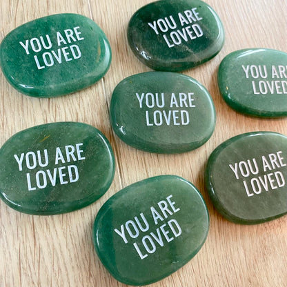 YOU ARE LOVED Green Aventurine