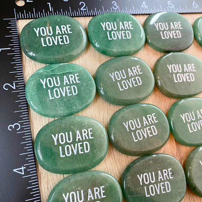 YOU ARE LOVED Green Aventurine