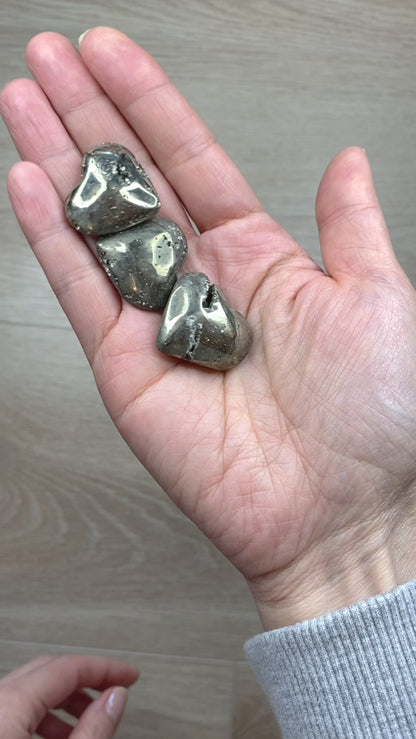Pyrite Crystal Heart