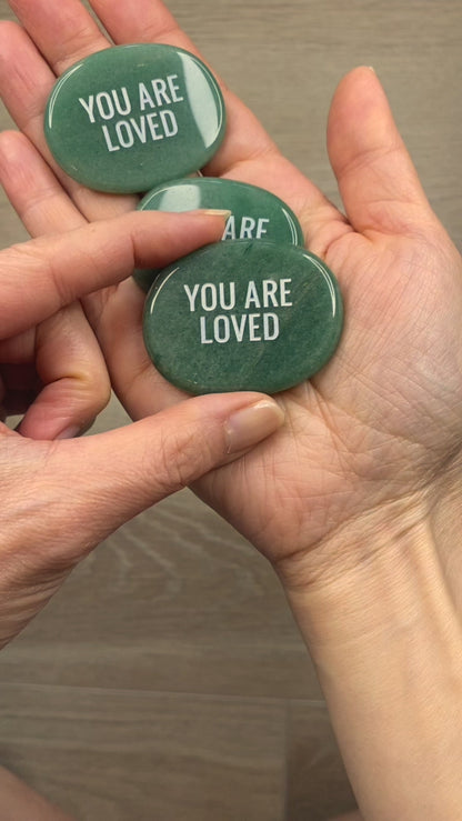 YOU ARE LOVED Green Aventurine