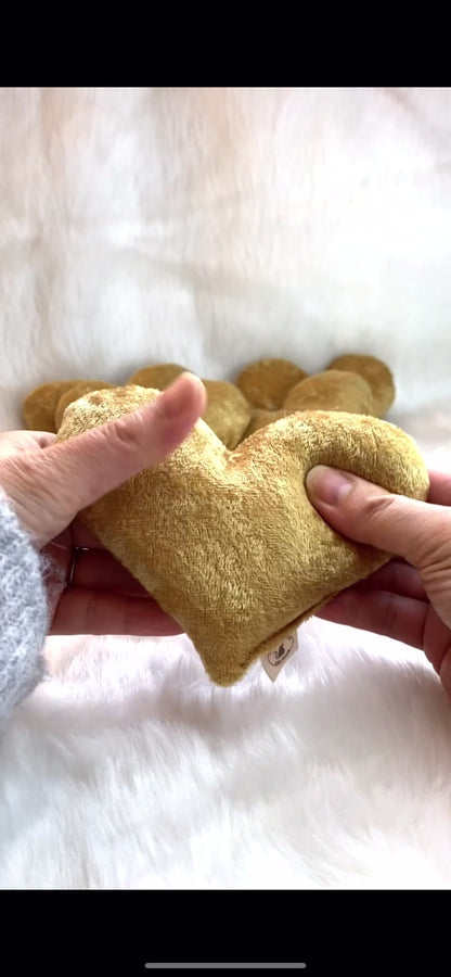 Golden Gratitude Lavender Comfort Heart