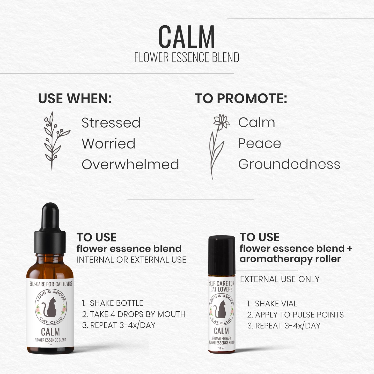 Calm Flower Essence Blend