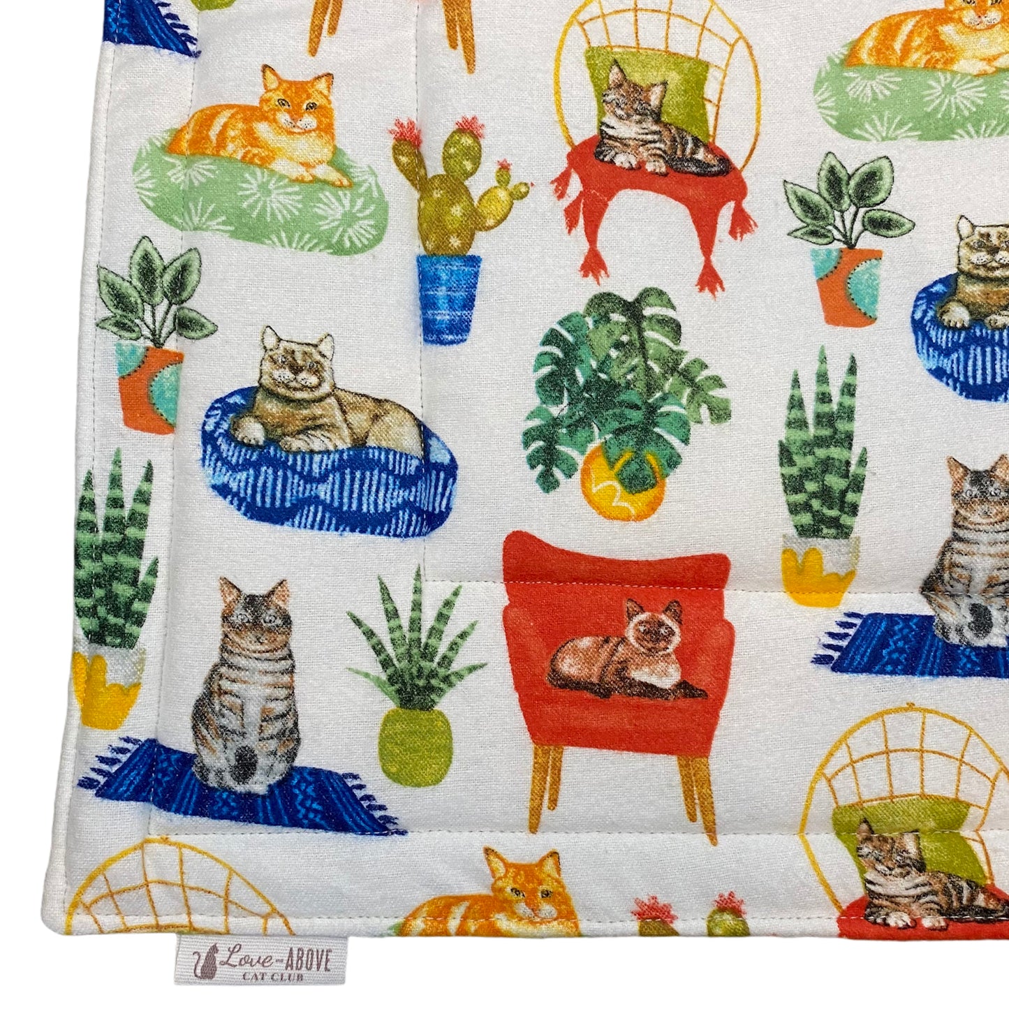 Cat Nap Mat - Succulents