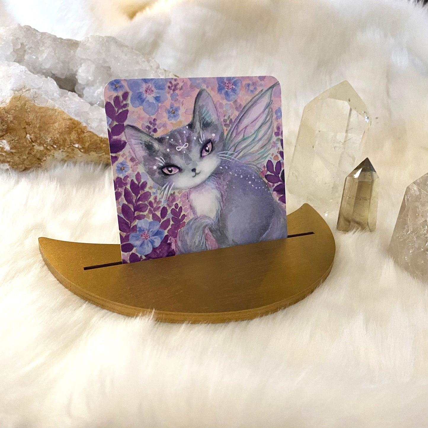 Crescent Card Holder