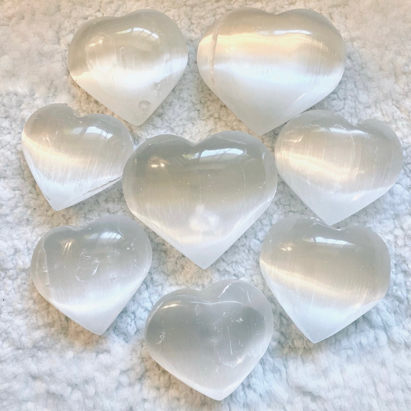 Selenite Crystal Heart