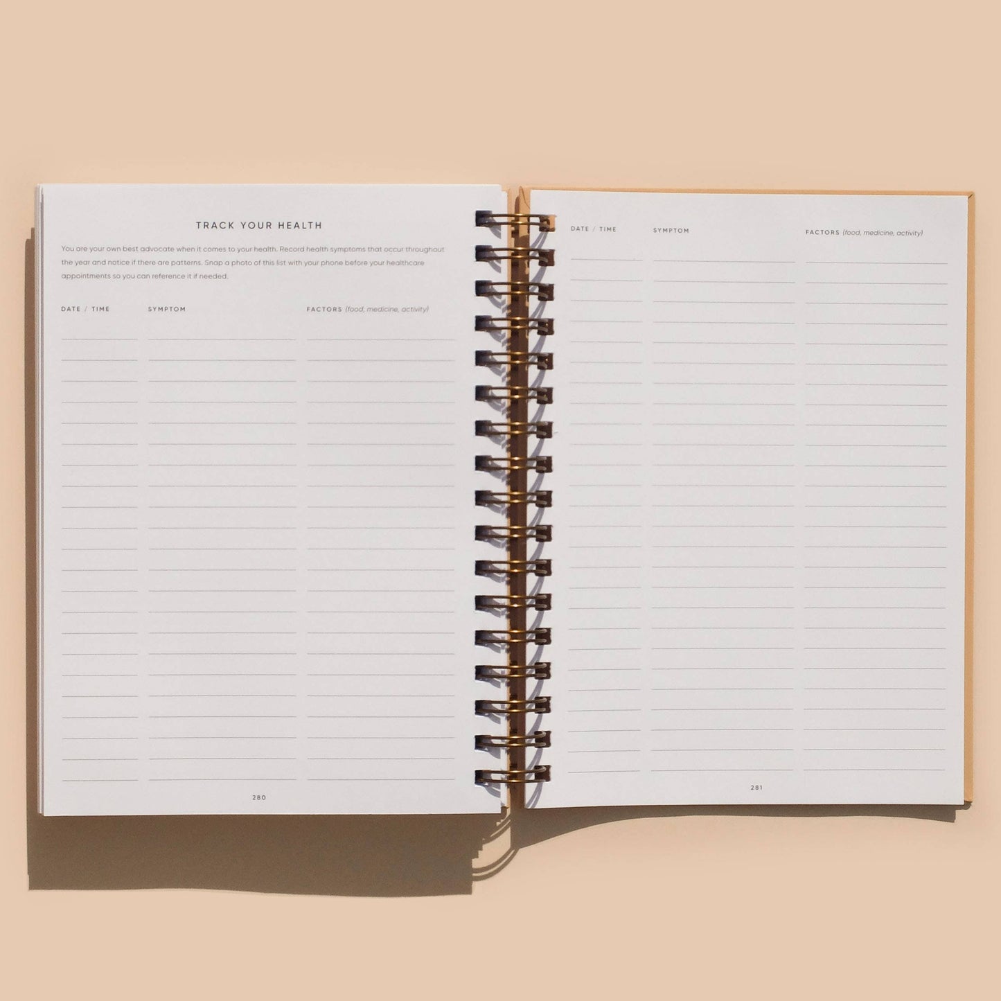 Self-Care Planner - Sand Grey