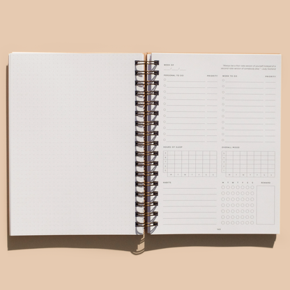 Self-Care Planner - Sand Grey