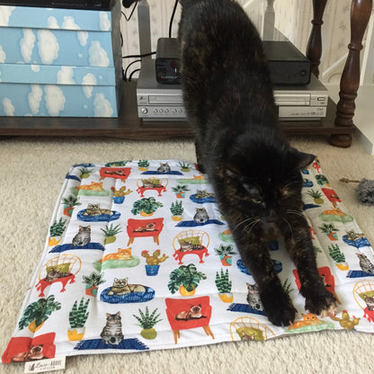 Cat Nap Mat - Succulents